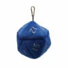 Blue D20 Plush Dice Bag - Dungeons & Dragons 2 Blue D20 Plush Dice Bag - Dungeons & Dragons -WINNING MOVES Shop 15681 dice d20 plush pouch blue.jpg.mst