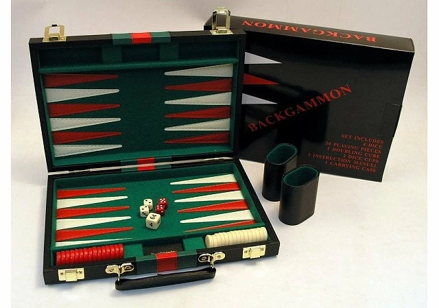 Backgammon- 15Inch Vinyl- Black 3 Backgammon- 15Inch Vinyl- Black