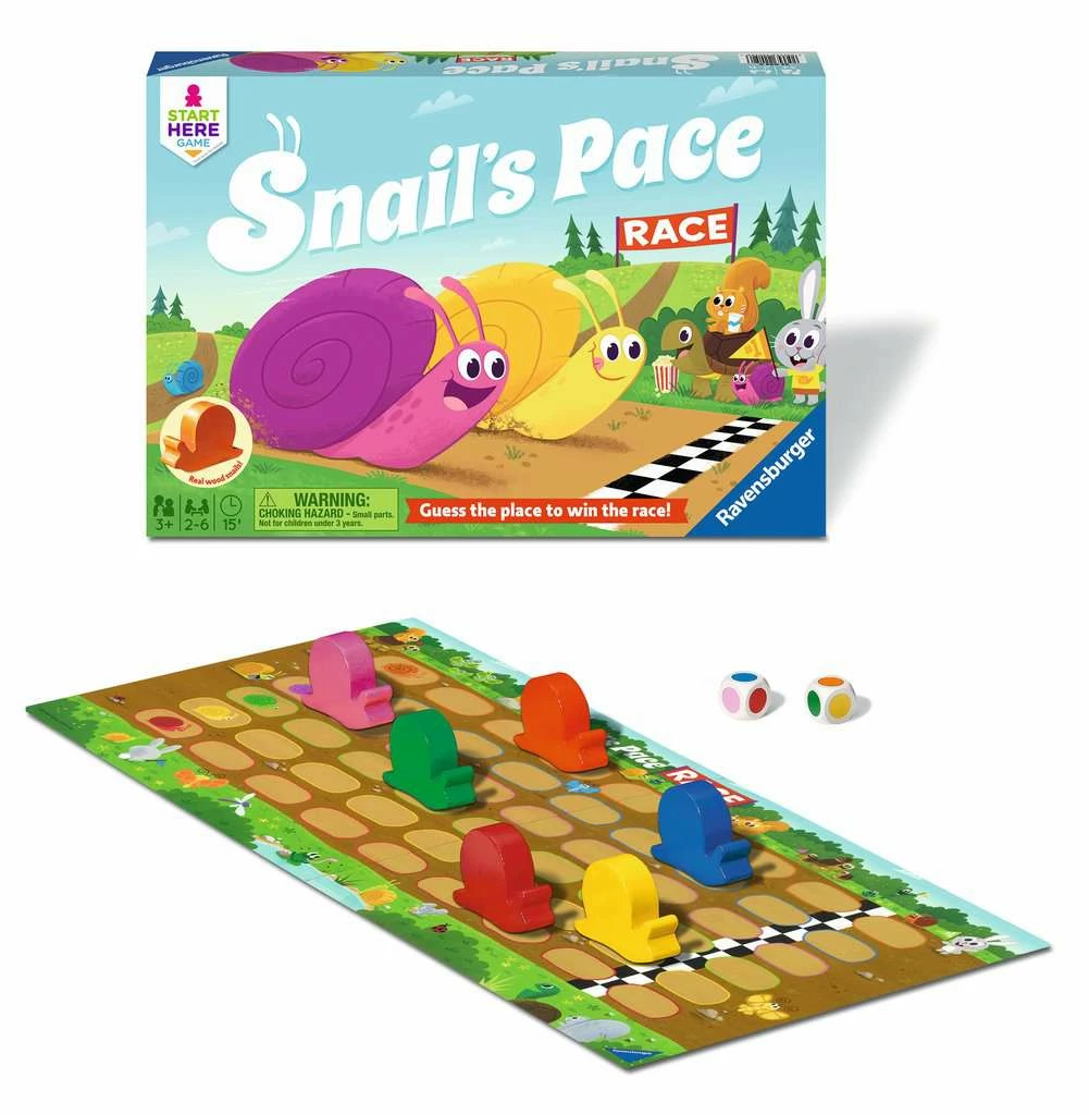 Ravensburger Snails Pace Race Game 4 Ravensburger Snails Pace Race Game - Image 2
