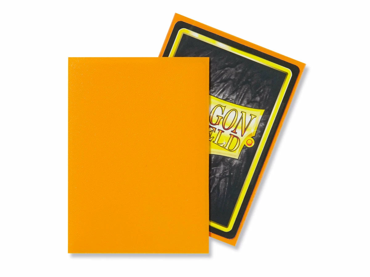 63x88 Orange MATTE Sleeves - Dragon Shield - Box 100 4 63x88 Orange MATTE Sleeves - Dragon Shield - Box 100 - Image 2