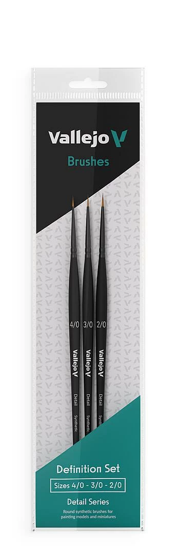Definition Set - Vallejo Brush Set 3 Definition Set - Vallejo Brush Set