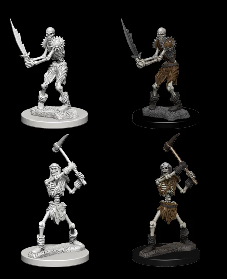 Wizkids Skeletons - D&D Nolzurs Marvelous Unpainted Minis 3 Wizkids Skeletons - D&D Nolzurs Marvelous Unpainted Minis