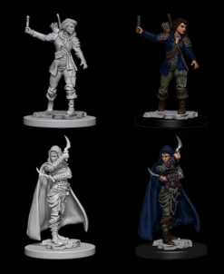 Wizkids Human Female Rogue - Pathfinder Deep Cuts Unpainted Miniatures