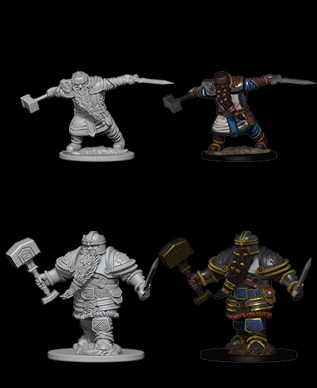 Wizkids Dwarf Male Fighter - D&D Nolzurs Marvelous Unpainted Minis 3 Wizkids Dwarf Male Fighter - D&D Nolzurs Marvelous Unpainted Minis