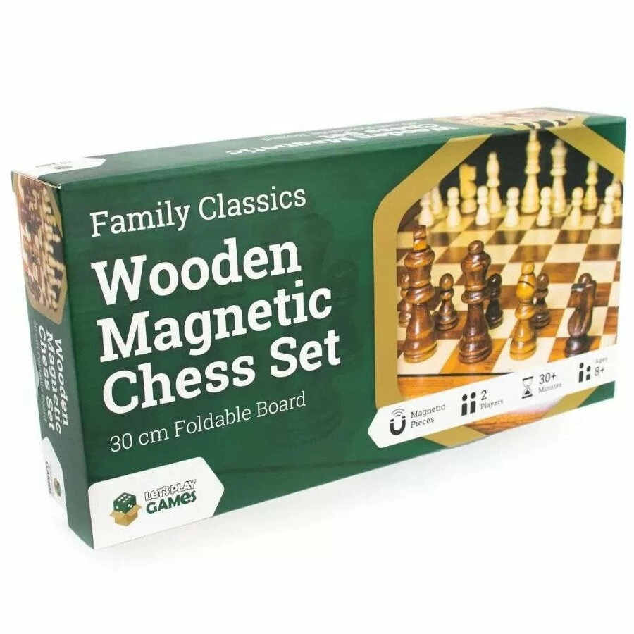 LPG Wooden Magnetic Chess Set 30cm 3 LPG Wooden Magnetic Chess Set 30cm