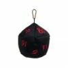 Black And Red Jumbo D20 Plush Dice Bag - Dungeons & Dragons 1 Black And Red Jumbo D20 Plush Dice Bag - Dungeons & Dragons -WINNING MOVES Shop BlackandRedJumboD20PlushDiceBag Dungeons Dragons