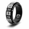 Black D20 Dice Ring 1 Black D20 Dice Ring -WINNING MOVES Shop Blackd20DiceRing
