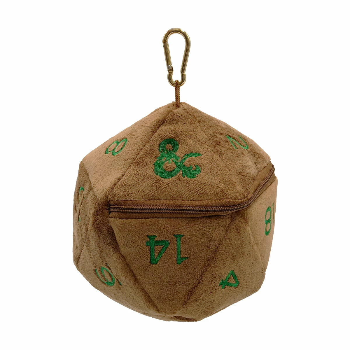 Feywild Copper And Green Jumbo D20 Plush Dice Bag - Dungeons & Dragons 3 Feywild Copper And Green Jumbo D20 Plush Dice Bag - Dungeons & Dragons