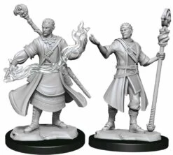 Half-Elf Male Wizard - D&D Nolzurs Marvelous Unpainted Miniatures