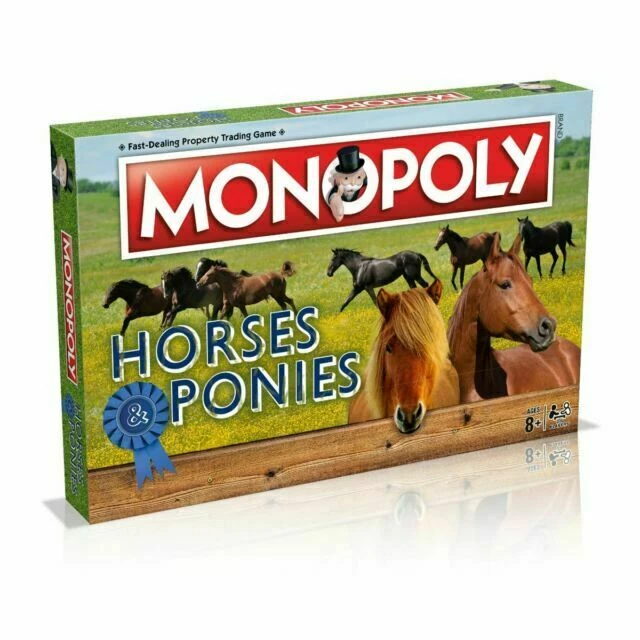 WINNING MOVES Monopoly - Horses And Ponies 3 WINNING MOVES Monopoly - Horses And Ponies
