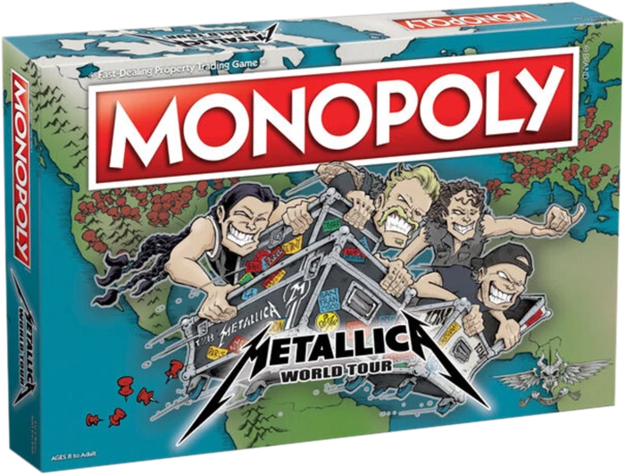 WINNING MOVES Monopoly - Metallica World Tour 3 WINNING MOVES Monopoly - Metallica World Tour