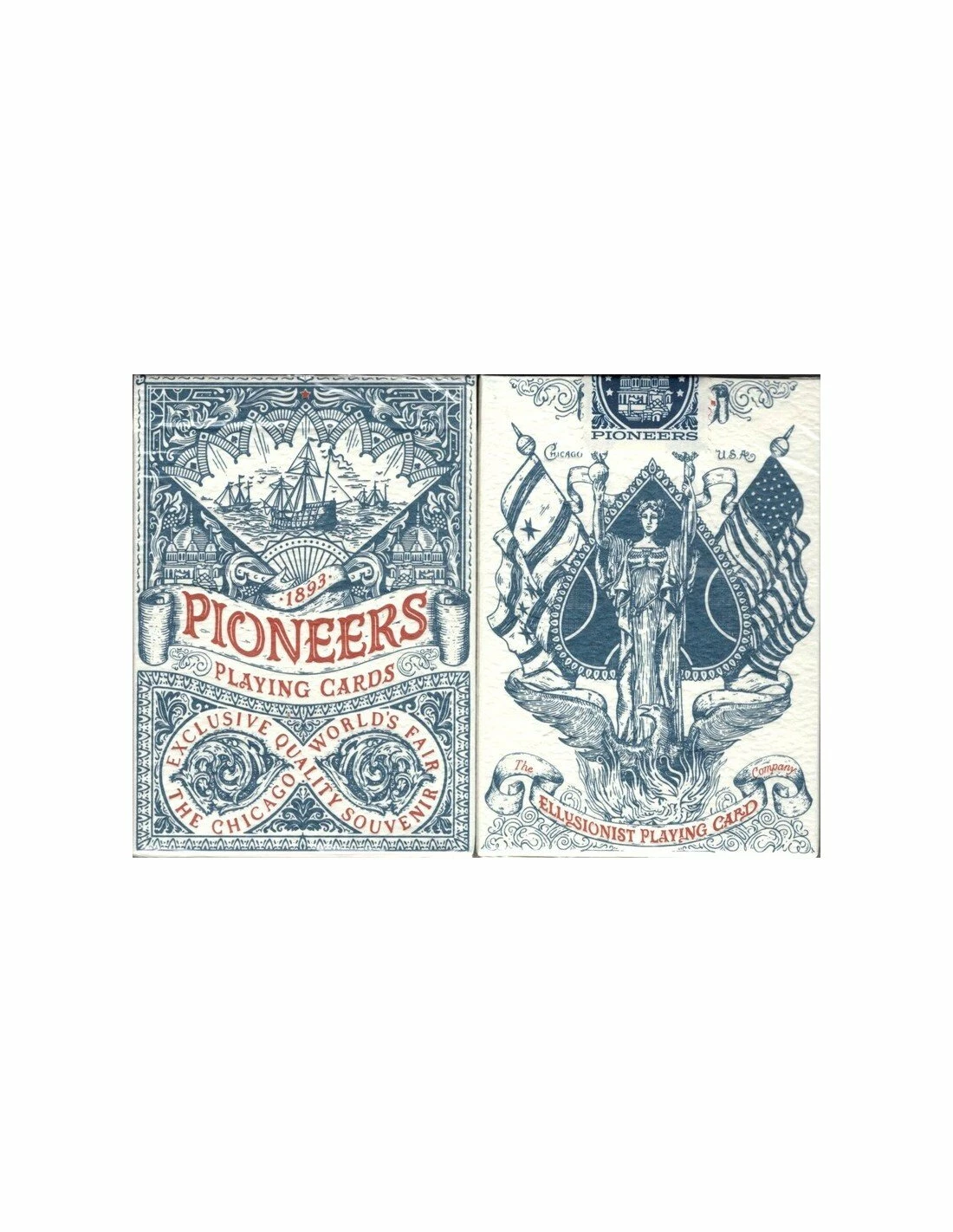 Pioneers Blue - Bicycle Cards 3 Pioneers Blue - Bicycle Cards