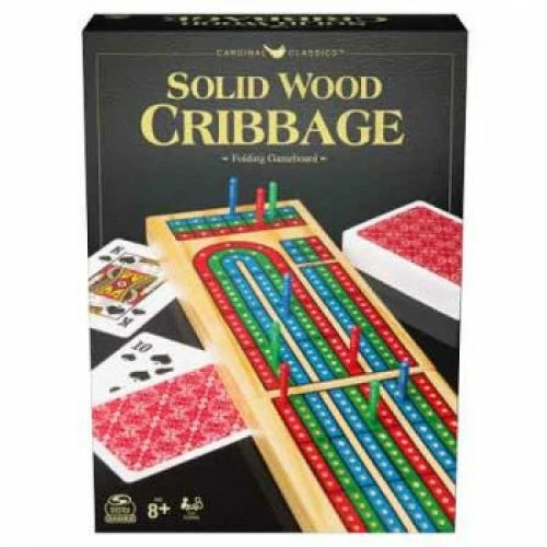 Solid Wood Cribbage - Cardinal Classics 3 Solid Wood Cribbage - Cardinal Classics