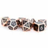 Antique Copper/Black Enamel - MDG Metal Polyhedral Dice Set 2 Antique Copper/Black Enamel - MDG Metal Polyhedral Dice Set -WINNING MOVES Shop antique copper black enamel mdg metal polyhedral dice set