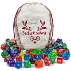 Bag Of Holding: 140 Polyhedral Dice In 20 Complete Sets