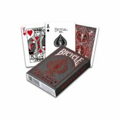 Bicycle Cards- Crimson Foil Back