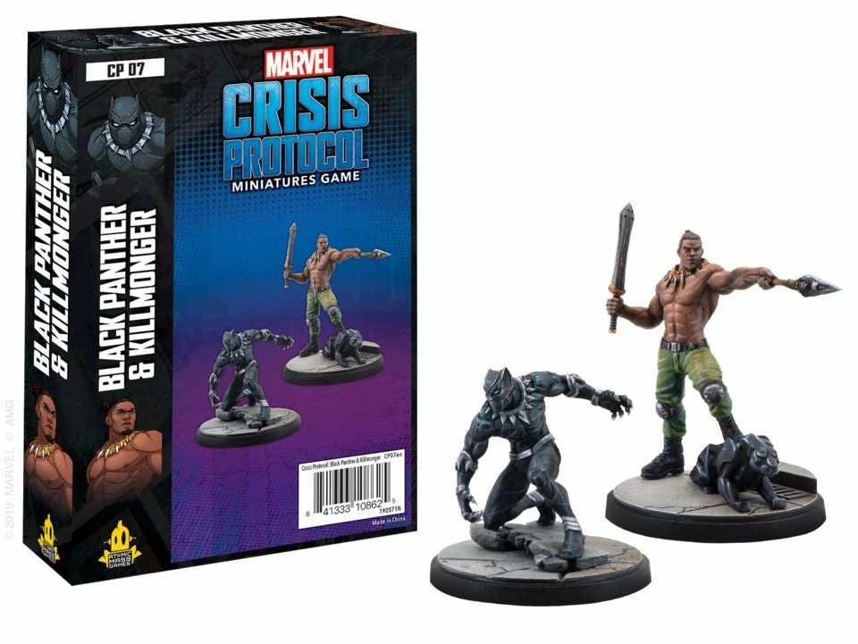 Black Panther And Killmonger Expansion - Marvel Crisis Protocol Miniatures Game 3 Black Panther And Killmonger Expansion - Marvel Crisis Protocol Miniatures Game