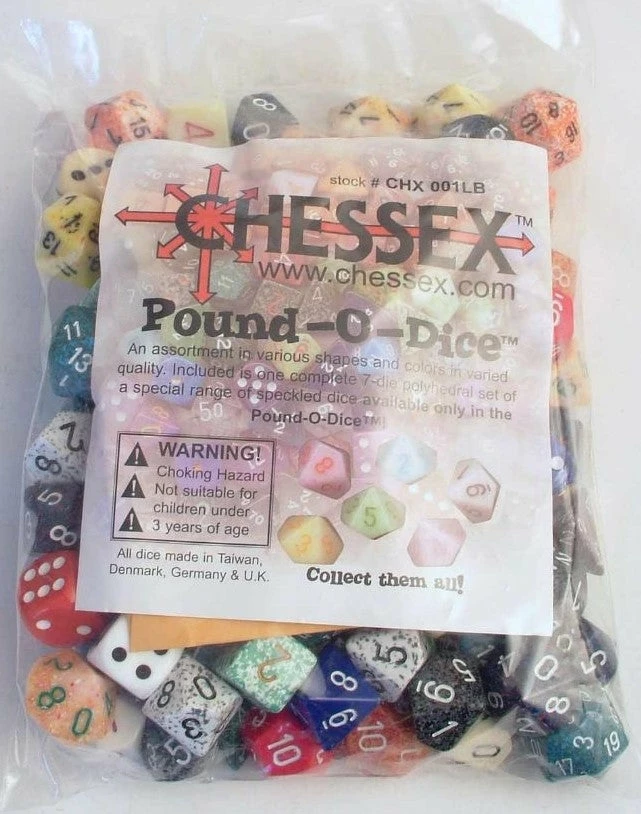 Chessex Pound Of Dice 3 Chessex Pound Of Dice