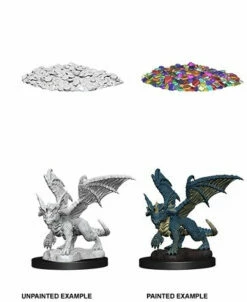 Wizkids Dragon Wyrmling Blue - Nolzurs Marvelous Unpainted Miniatures