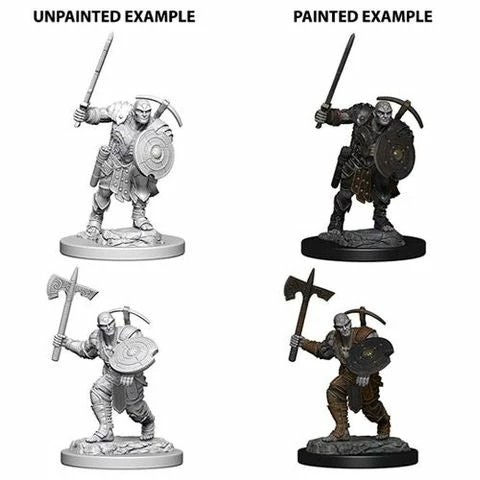Wizkids Genasi (Earth) Male Fighter - D&D Nolzurs Marvelous Unpainted Minis