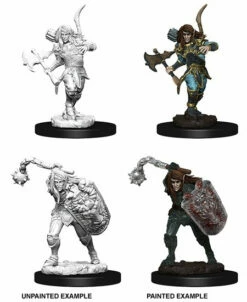 Wizkids Elf Male Fighter #2 - Pathfinder Deep Cuts Unpainted Miniatures
