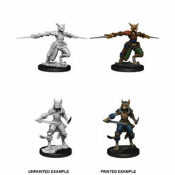 Wizkids Tabaxi Female Rogue - Nolzurs Marvelous Unpainted Miniatures