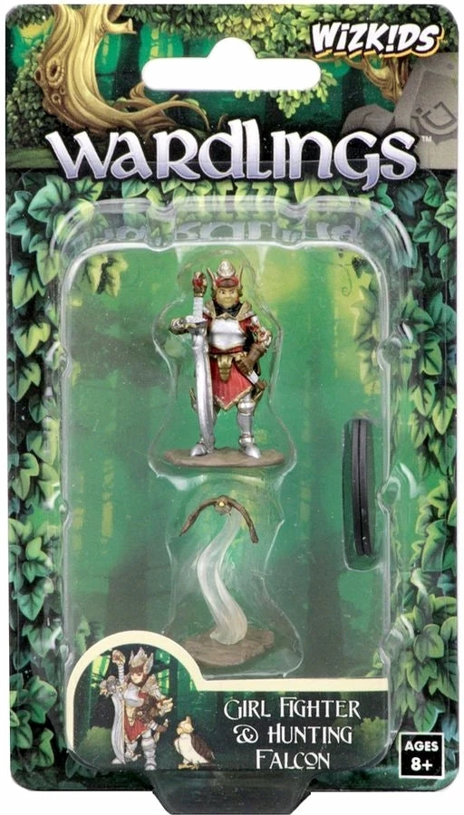 Wizkids Girl Fighter HuntingFalcon - Wardlings - Pre-Painted Miniatures 3 Wizkids Girl Fighter HuntingFalcon - Wardlings - Pre-Painted Miniatures