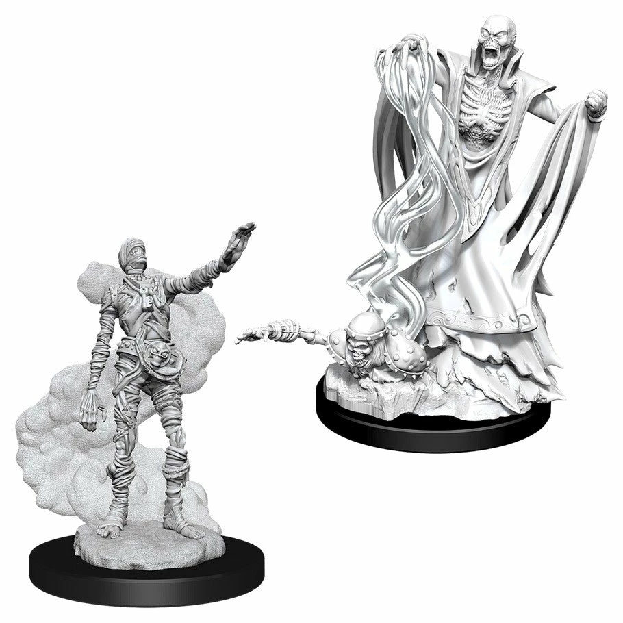Wizkids Lich & Mummy Lord - D&D Nolzurs Marvelous Unpainted Minis NEW