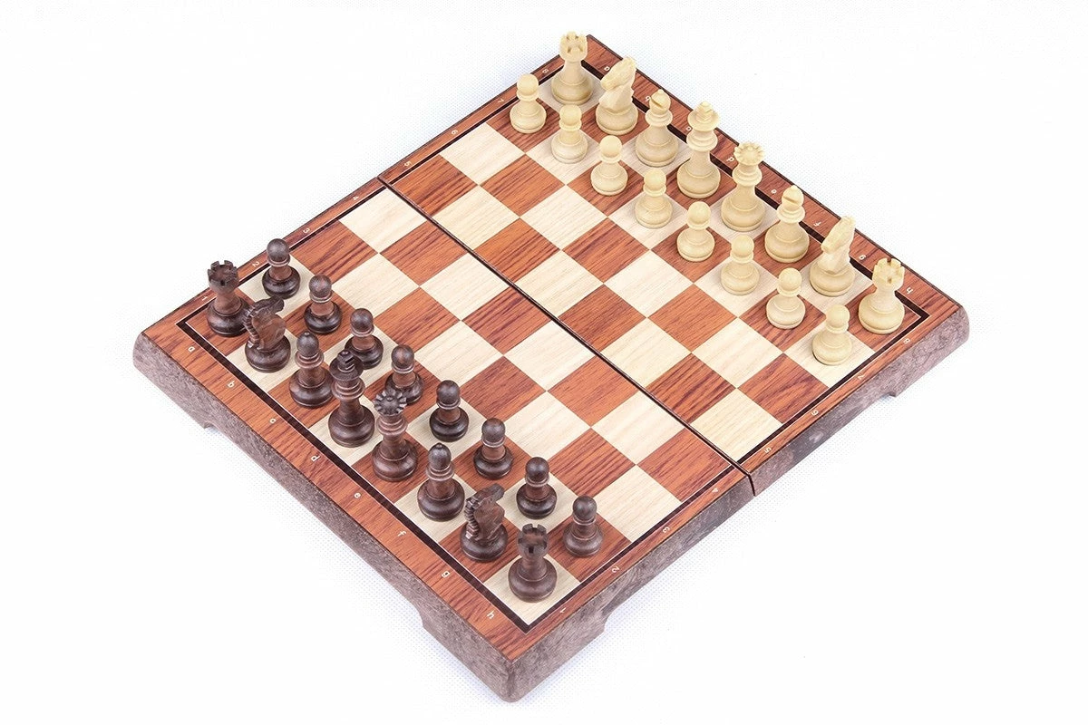 Brown Classic Chess Magnetic 3 Brown Classic Chess Magnetic