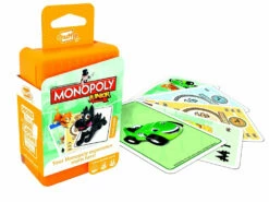 Monopoly Junior Card Game SHUFFLE