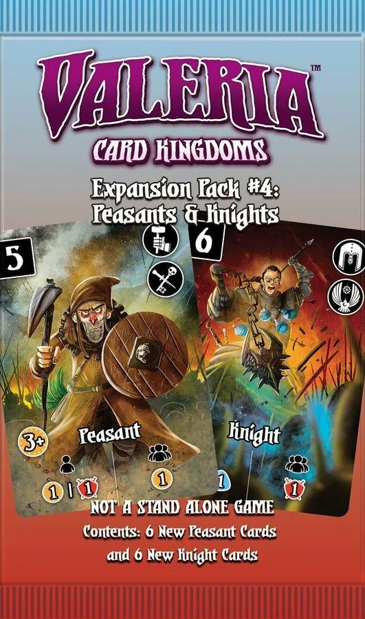 Peasants And Knights - Valeria Card Kingdoms Expansion Pack 3 Peasants And Knights - Valeria Card Kingdoms Expansion Pack