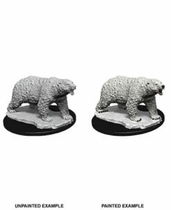 Polar Bear - WizKids Deep Cuts Unpainted Miniatures