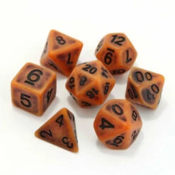 Pumpkin Golem - Die Hard Dice Polymer Set Polyhedral