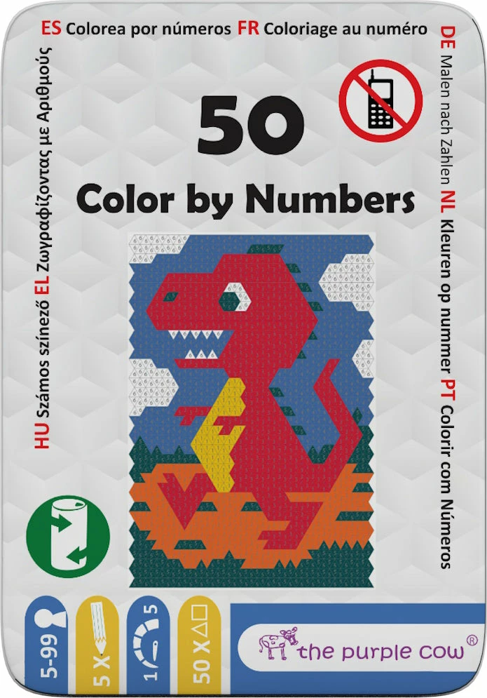 50 Color By Numbers 3 50 Color By Numbers